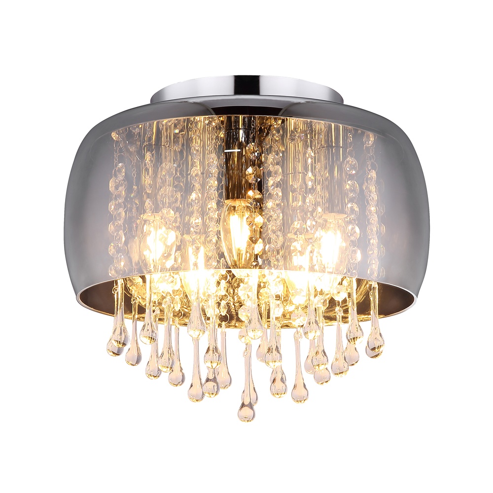 Globo Plafondlamp Kalla Ø 35cm chroom - 15809D