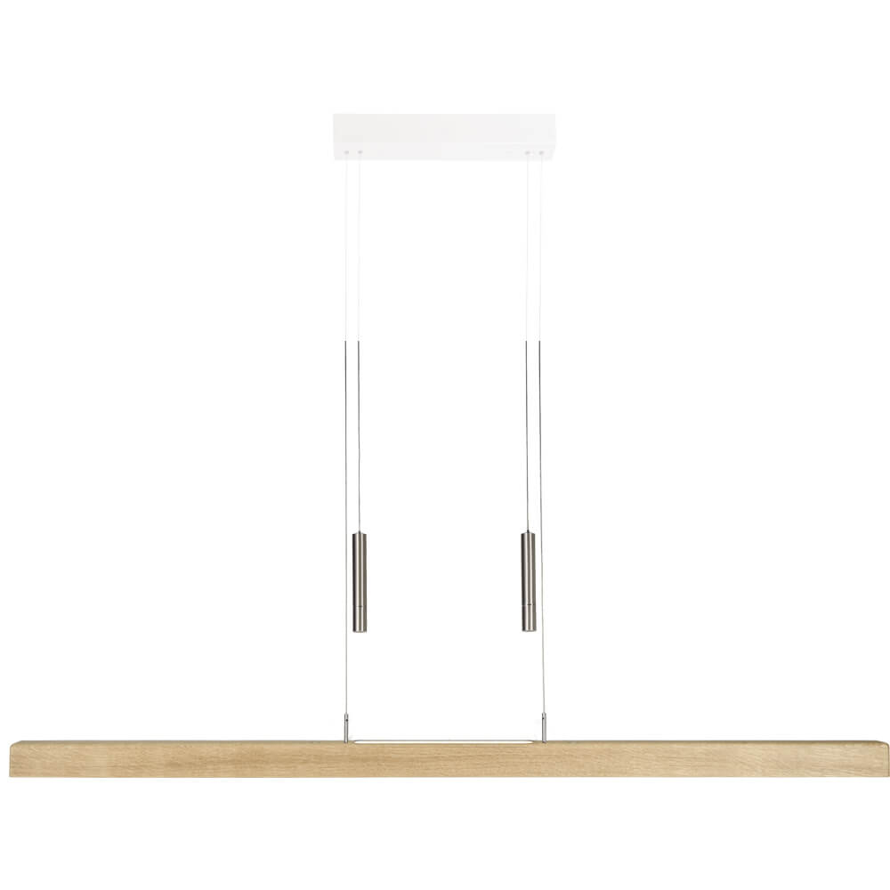 HerzBlut Hanglamp up & downLeonora 121 cm - oak nature - 10233UD afbeelding