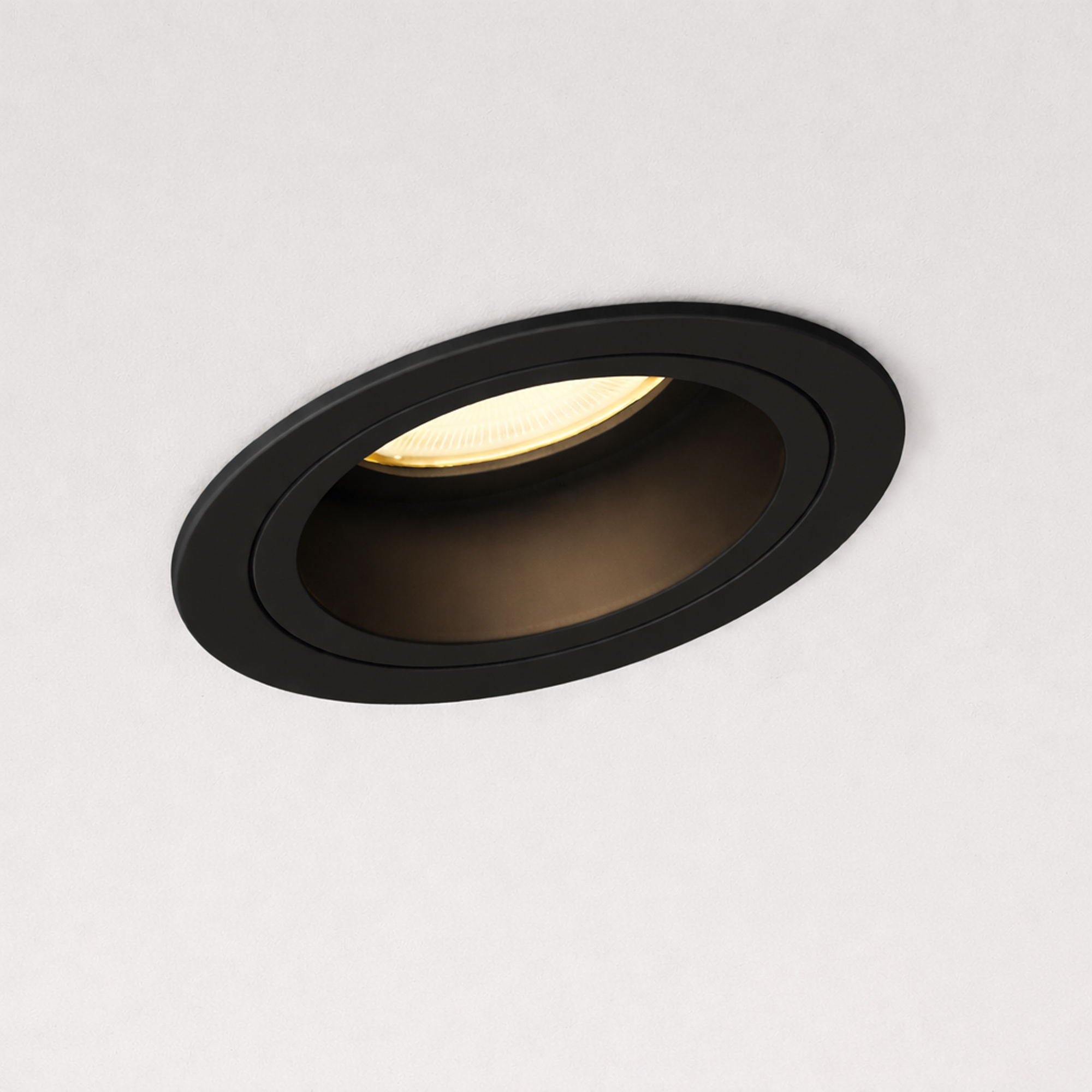 Lyora InbouwspotLuma rond IP65 zwart - 510650