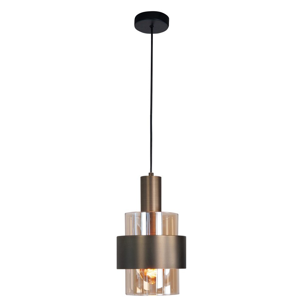 Highlight Hanglamp Marrone zwart met koper brons - H5680.01