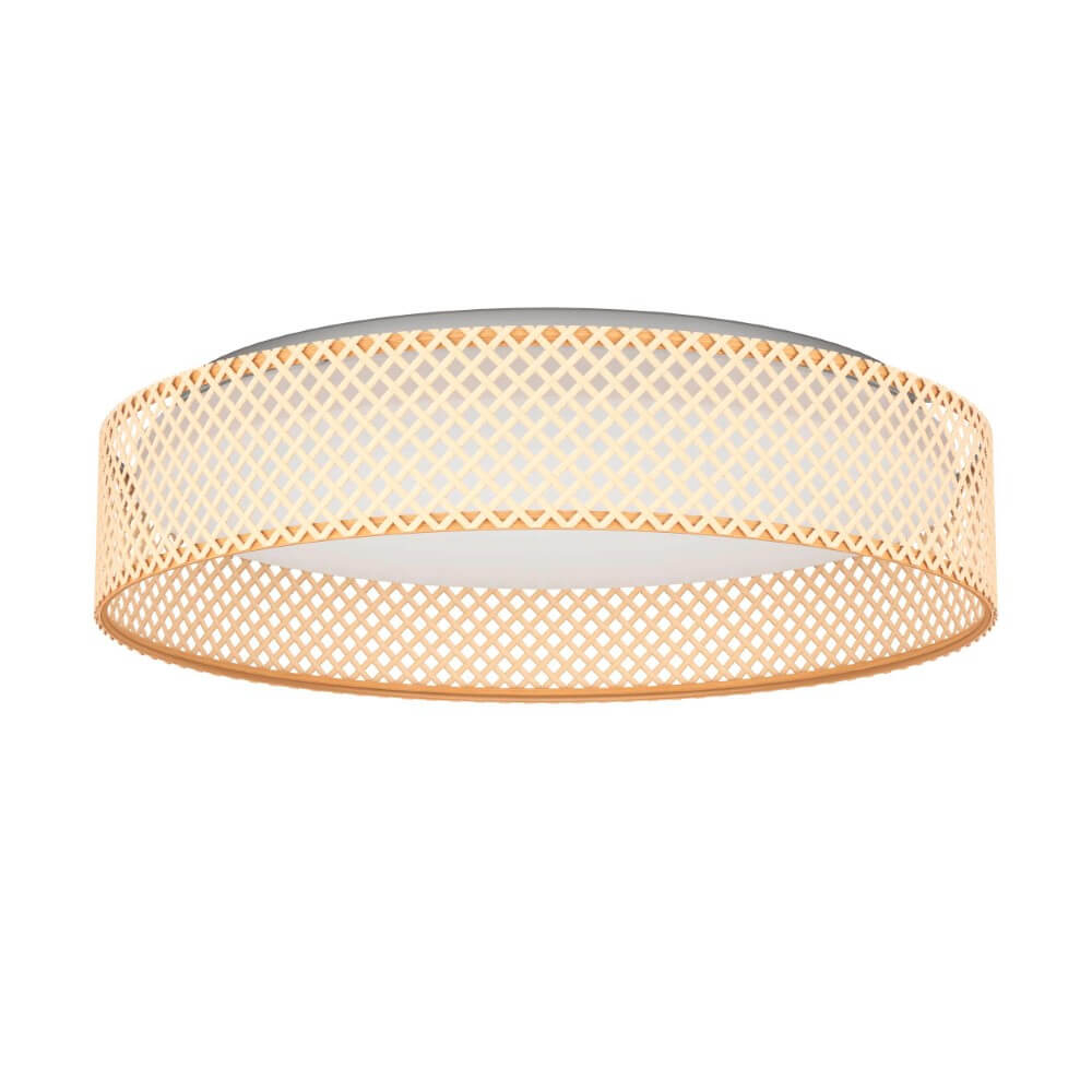 Eglo Rotan plafondlamp Luppineria Ø 38cm - 900464