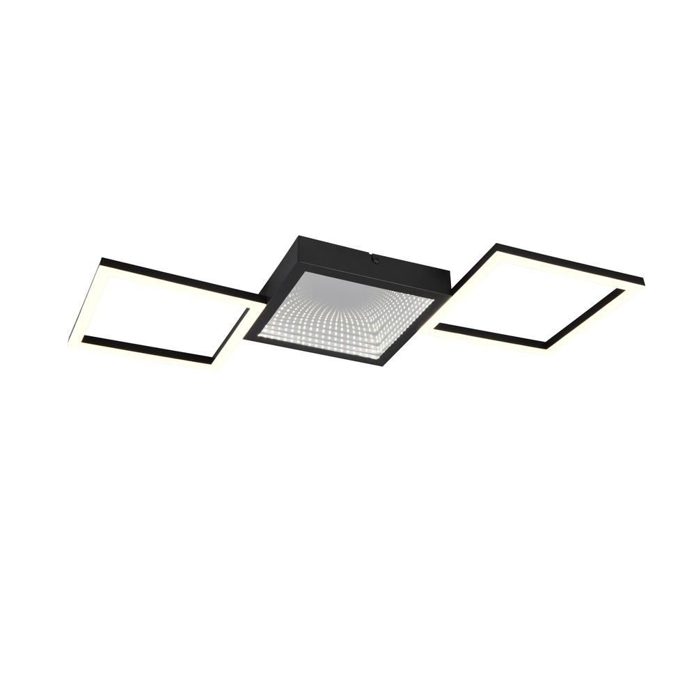 Trio Design plafondlampGelo zwart - R64471132