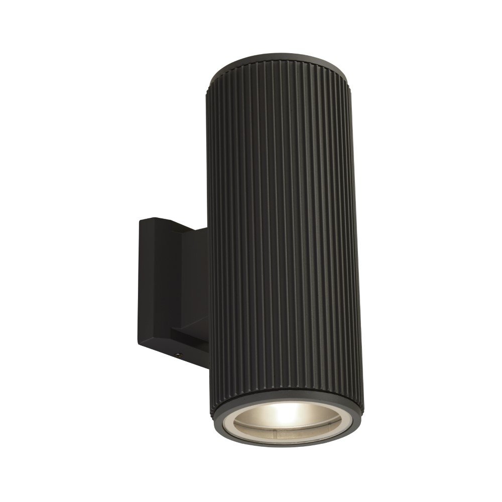 Searchlight Grote up- & downlighterSplot 27cm zwart - 6872BK