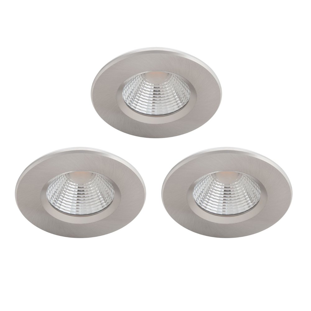 Philips set van 3 inbouwspotsDive 3x5,5w - 2700K - 8,5cm nikkel - 75607900