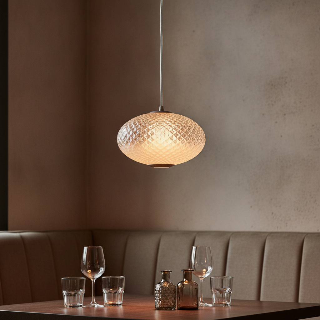Lyora HanglampAora ovaal opaal glas - 9191247