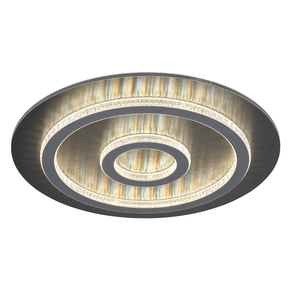 Globo Plafondlamp Jayden zwart Ø 45cm - 48042-40A