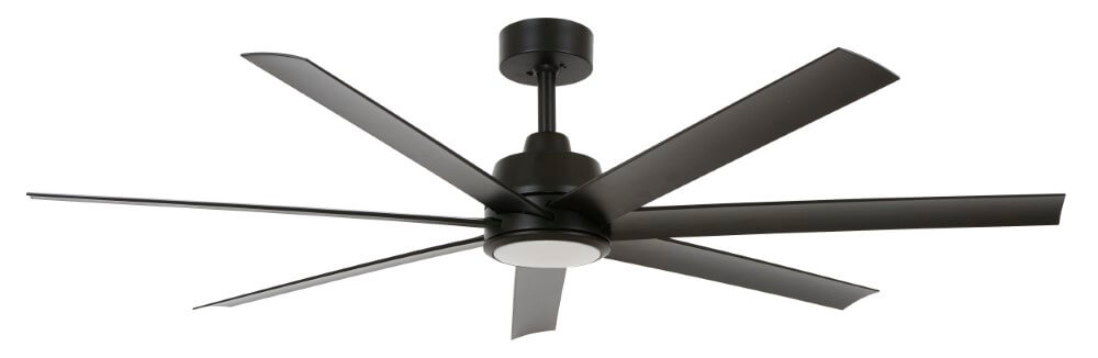Beacon Plafondventilator zwartAtlanta Led Ø 142cm IP55 - 21318349 afbeelding