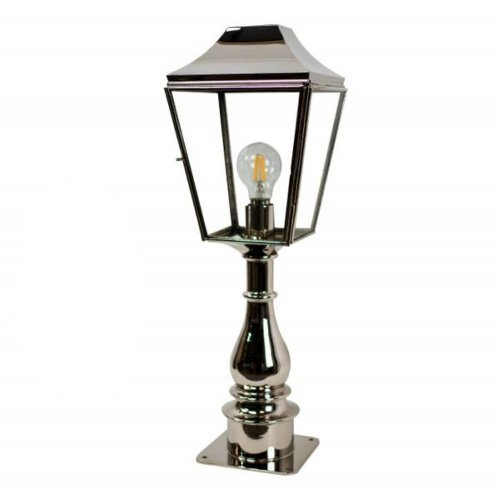 Limehouse Landelijke buitenlampKnightbridge 58cm - gepolijst nikkel (N) - 591P