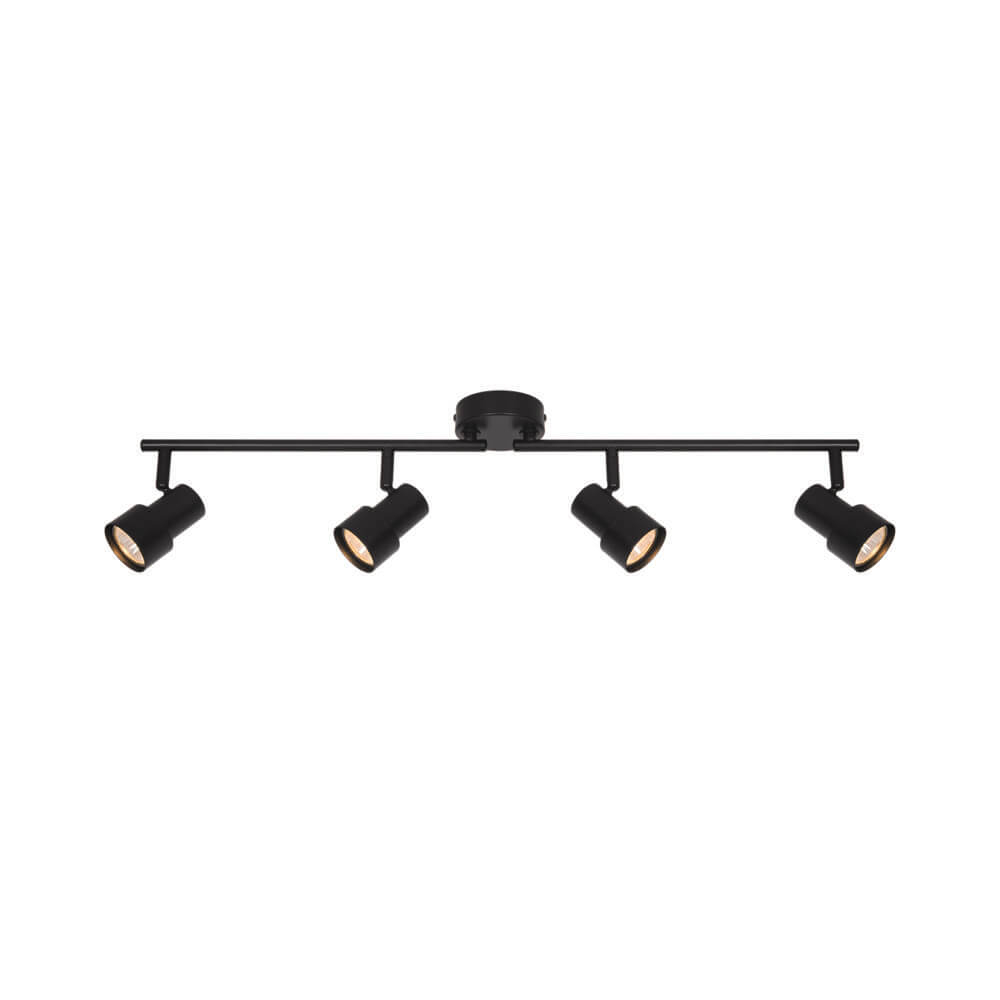 Nordlux 4-lichts plafondlampBoston zwart - 2512380103