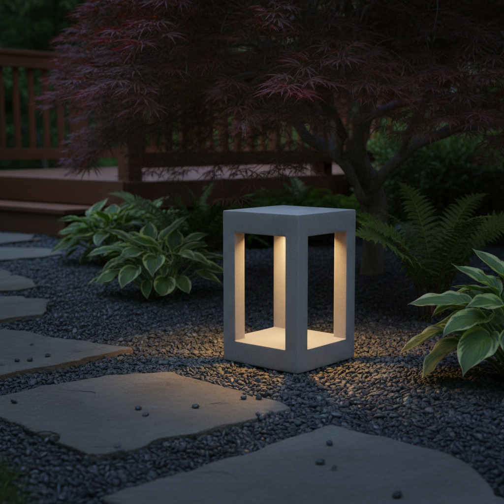 Lyora Vierkante staande lampBev 35cm - 108631