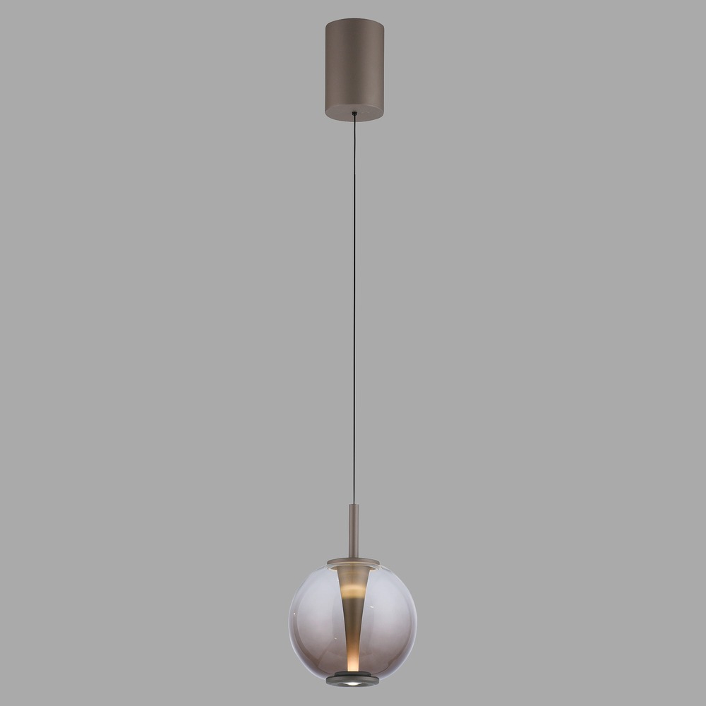 Paul Neuhaus Led hanglampPure Infinity met amber glas - Ø 18cm - 2220-97