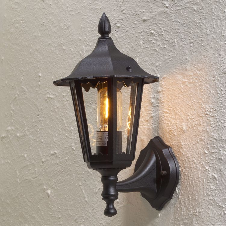KonstSmide Klassieke buitenlampFirenze Up zwart - 7232-750