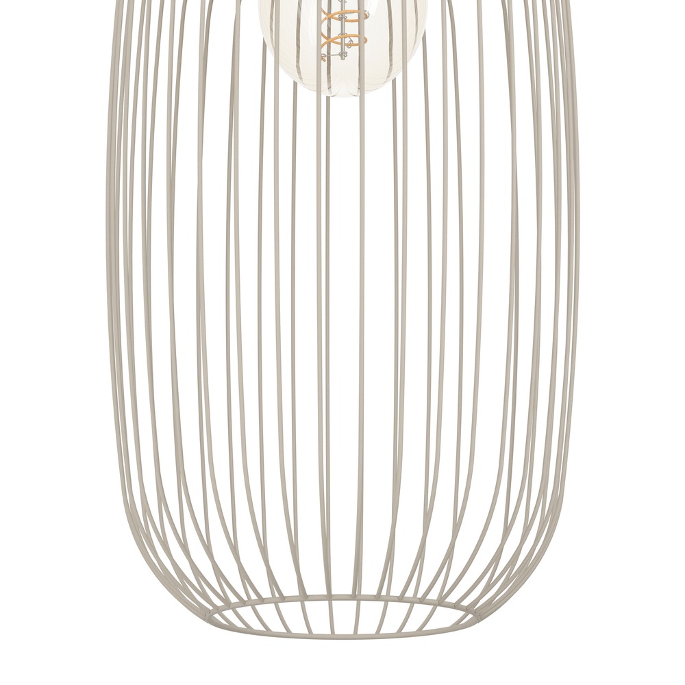 Draad hanglamp Lodods zand bruin Ø 22cm Eglo 9008606390298