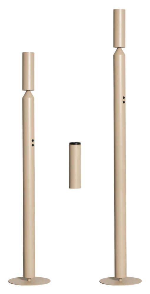 ETH Crème vloerlamp Pencil Ø 8cm - 05-VL8222-59