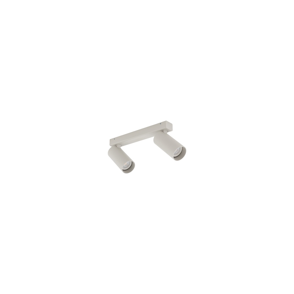 Lyora Opbouwspot 2x GU10Fourty licht grijs - 11437