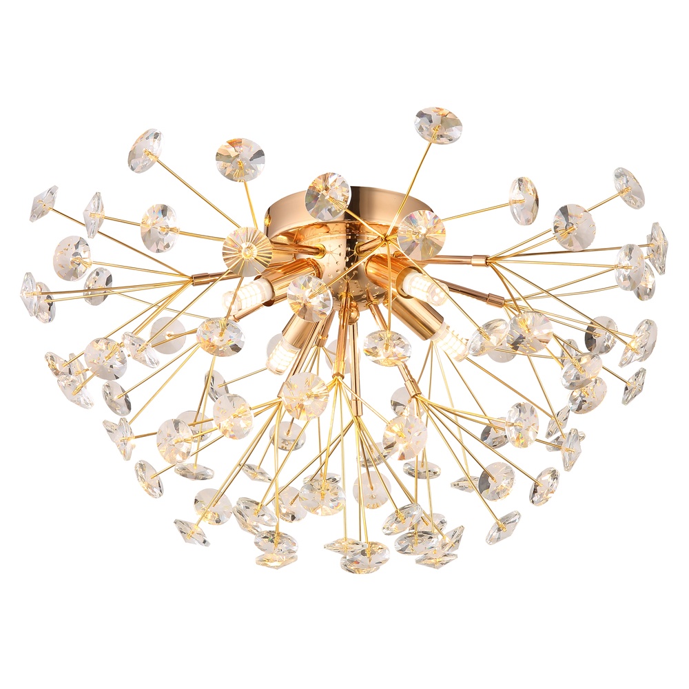 Globo Plafondlamp Katrina goud Ø 45cm - 64135D