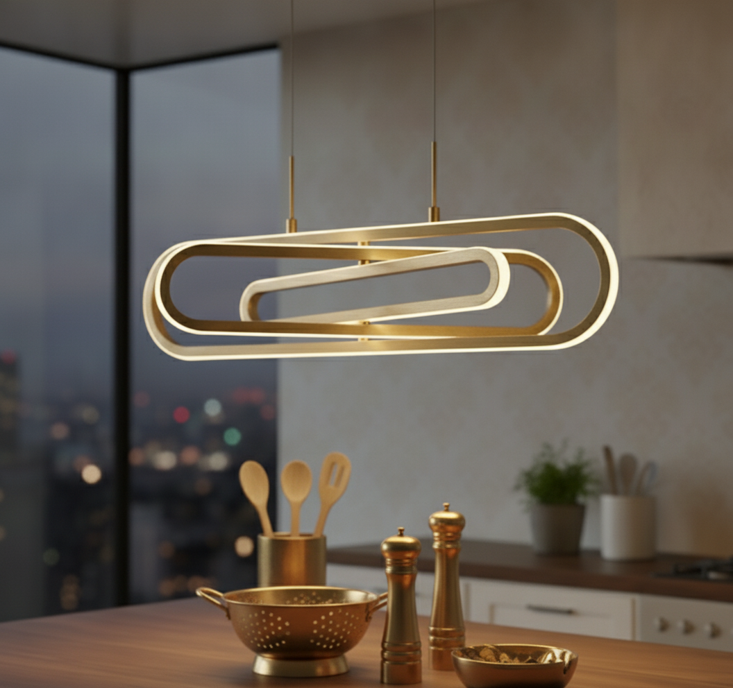 Lyora Design hanglampArte goud ovaal - 110160