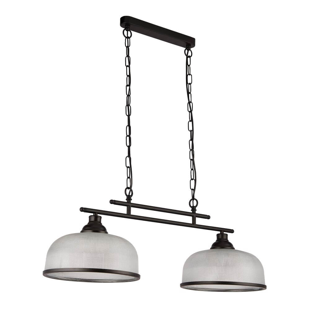 Searchlight 2-lichts hanglampHighworth klassiek - 3592-2BK