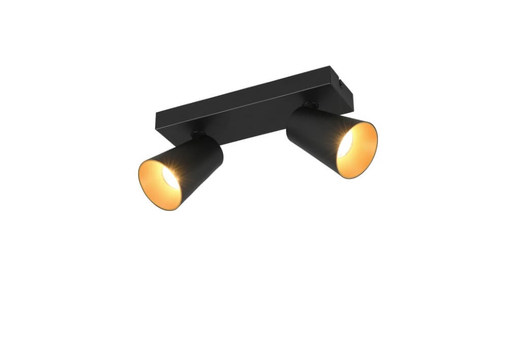 Trio Dubbele opbouwspotSharp zwart - 817100232