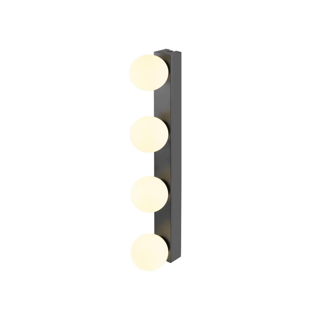 SLV WandlampSun Mirror 3-lichts zwart - 1010193