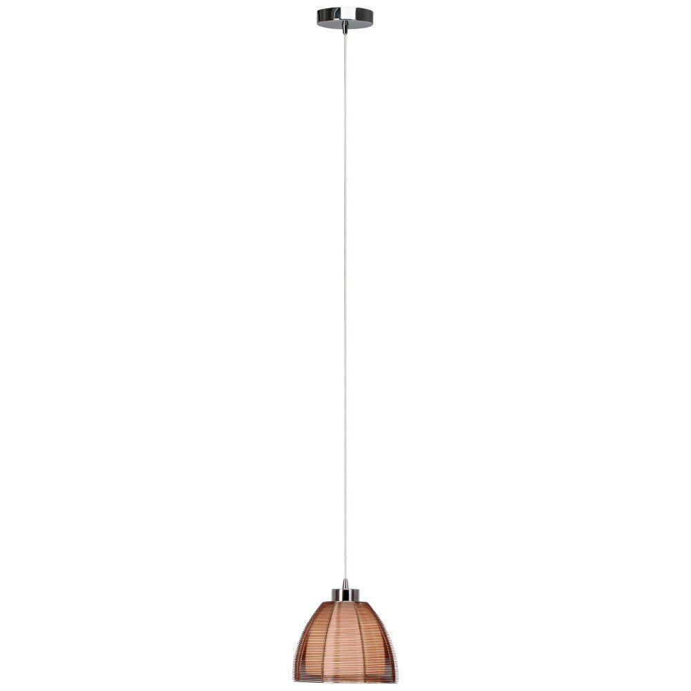 Brilliant Design hanglampRelax Ø 19,5cm brons met chroom - 61170/53