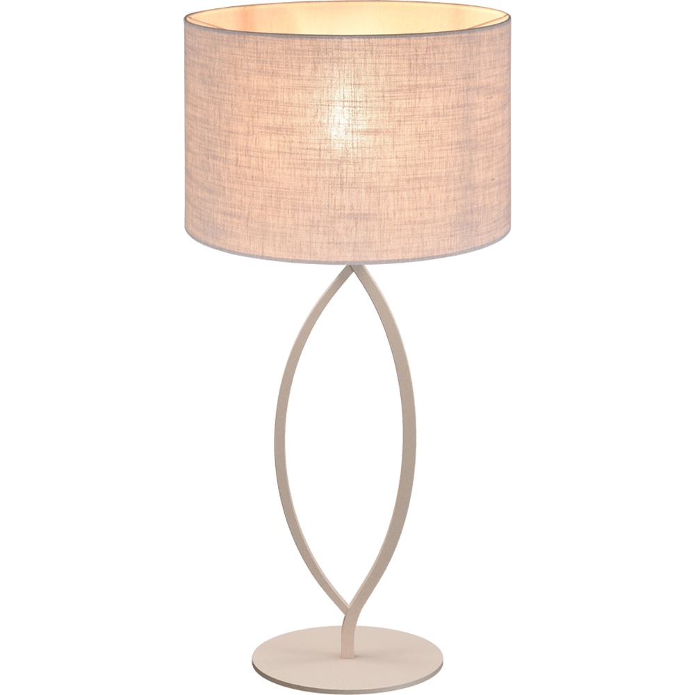 Schemerlamp Terry Duno beige terra Ø 37cm