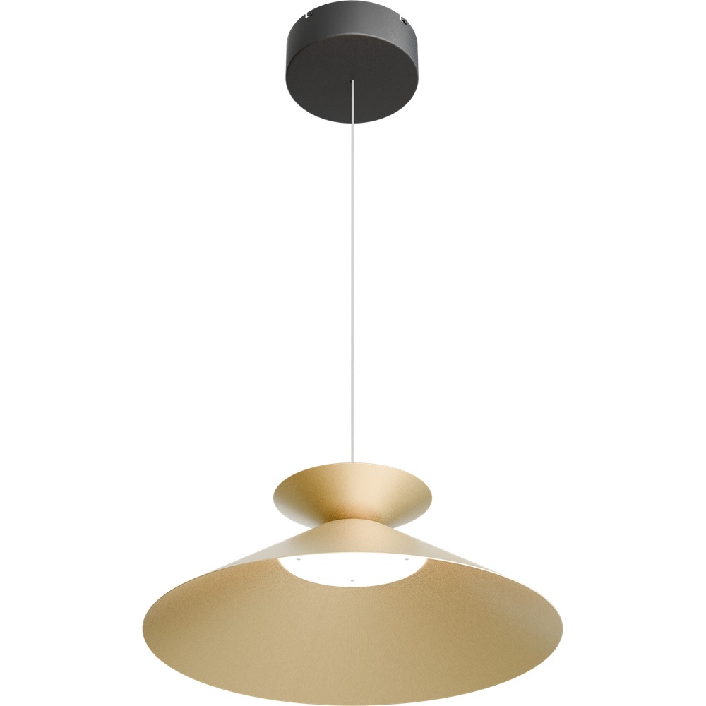 Masterlight HanglampCeppo zwart met goud Ø 45cm met uplight - 2156-05-02-45-CS
