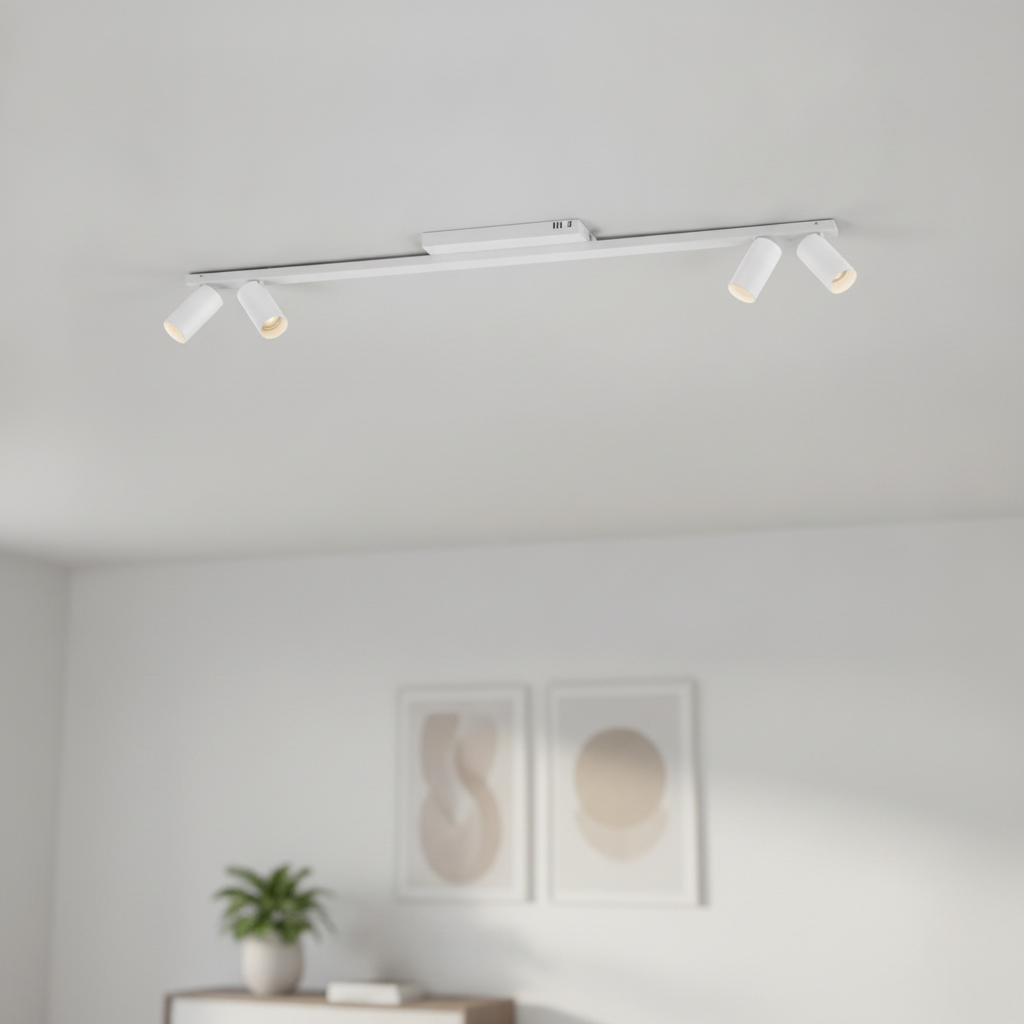 Lyora 4-lichts plafondlampOso wit - 109544