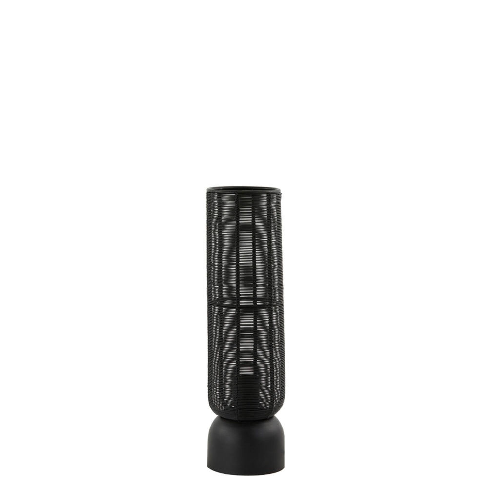 Light & Living Tafellamp Lezuza Ø 11cm zwart - 1875212