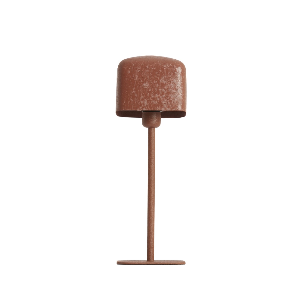 Light & Living Nachtkastlamp Elenie 15x15cm - mat donker oranje - 1897290
