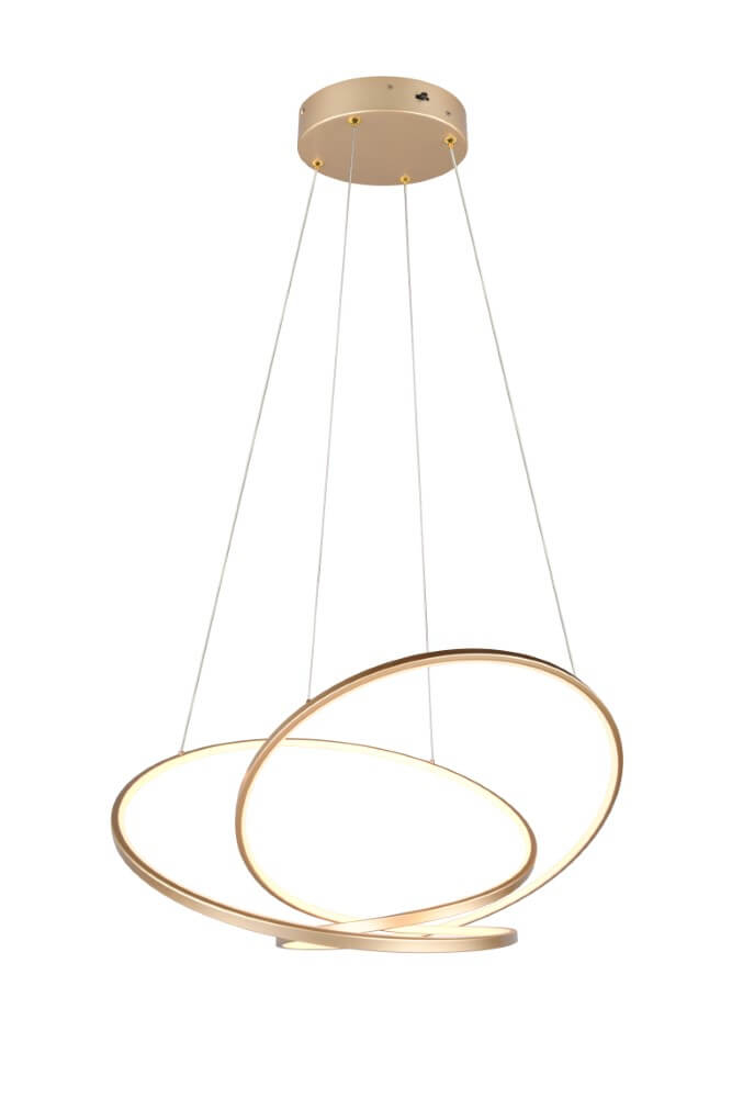 Trio Vide hanglamp Darvin goud - 75cm - 349119179