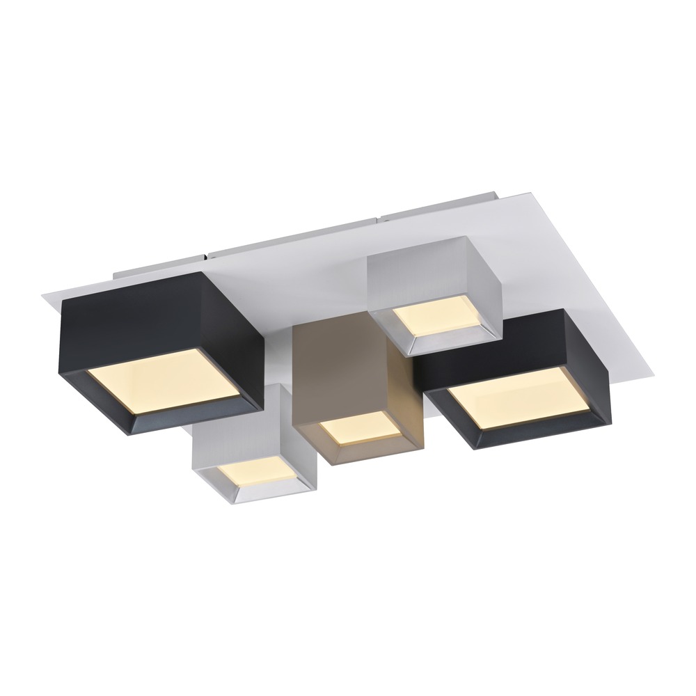 Paul Neuhaus Led plafondlampPure Manhattan 5-lichts - 6934-70