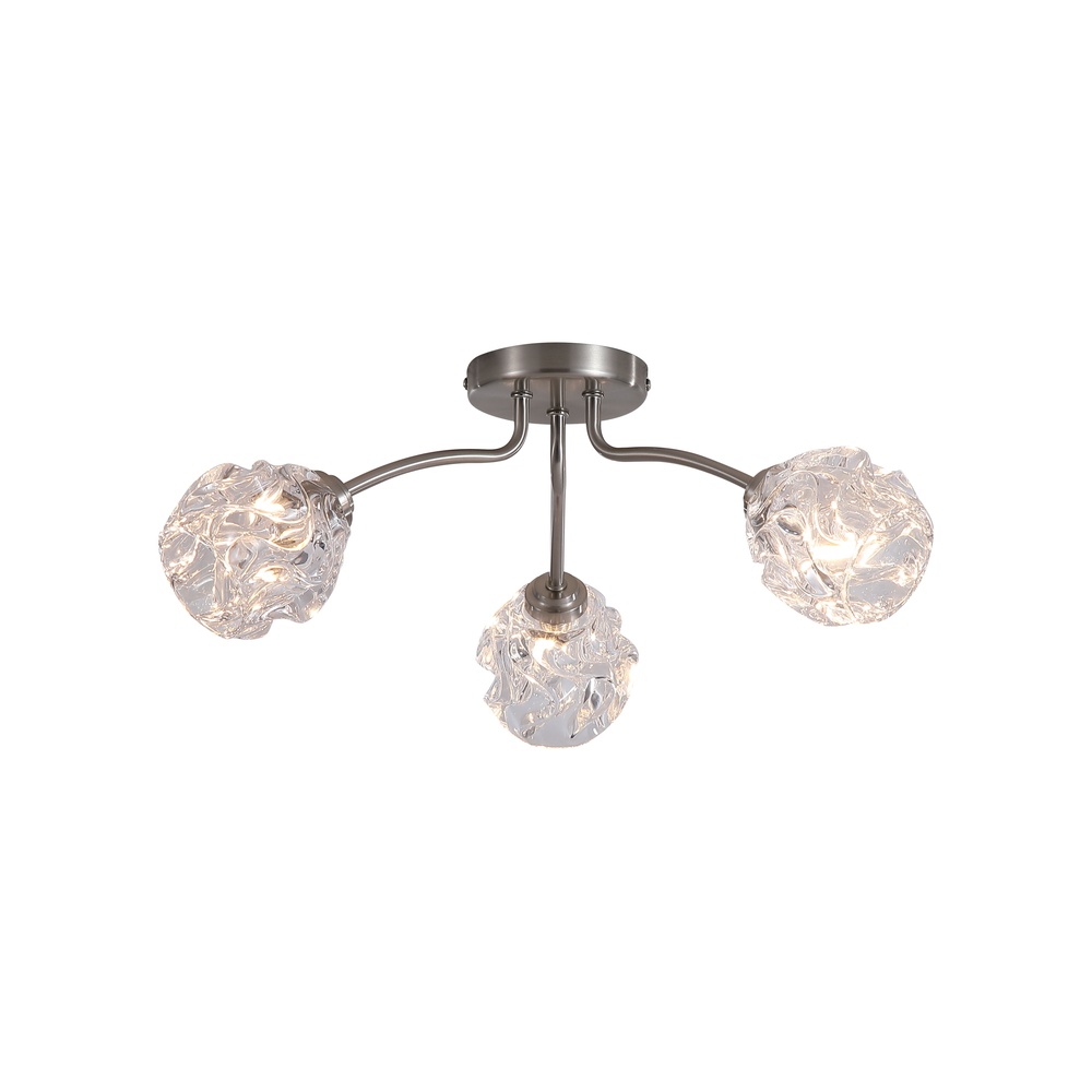 Searchlight PlafondlampAstral nikkel 3-lichts - 11523-3SN