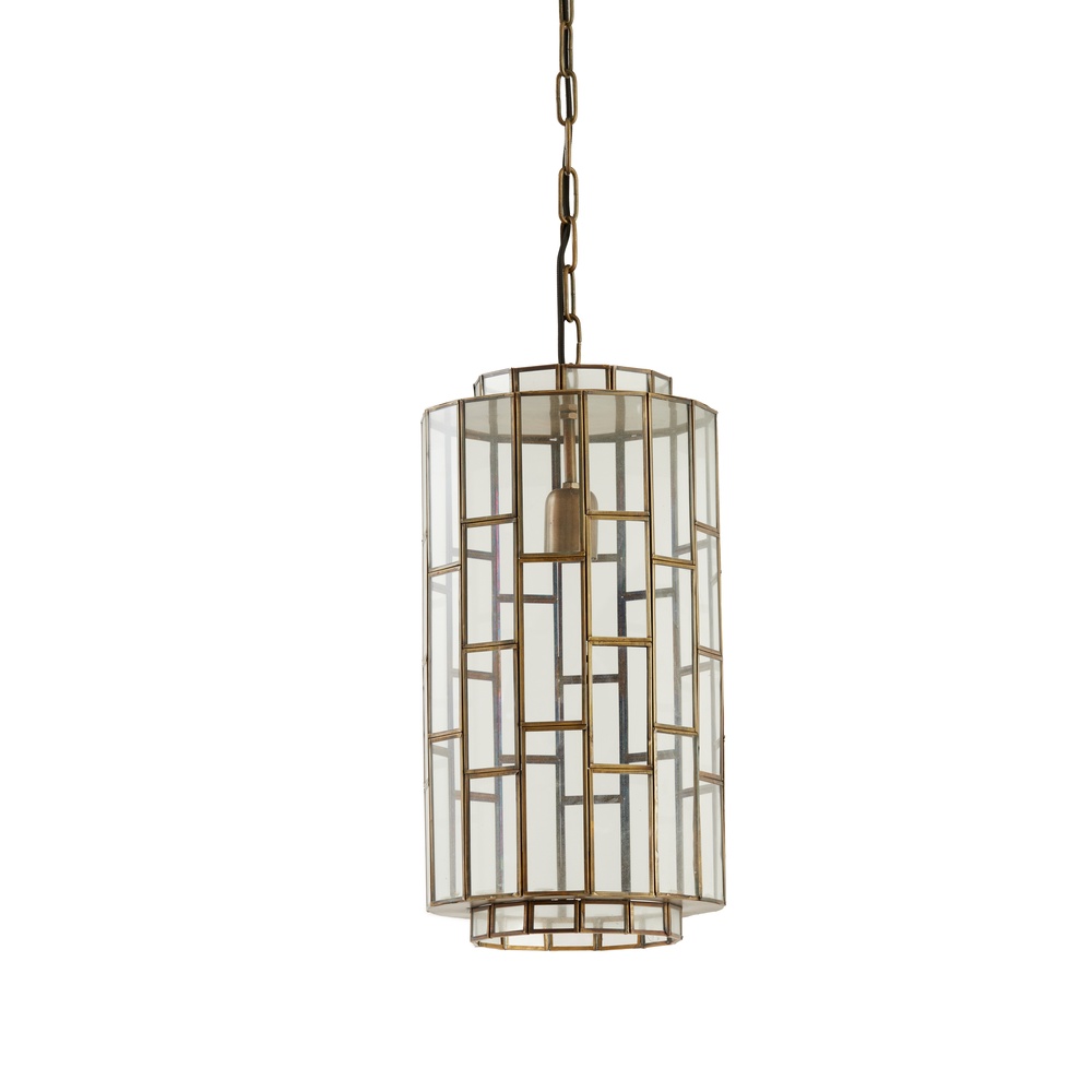 Light & Living Glazen hanglampSostrene Ø 24cm - glas met messing - 3004318
