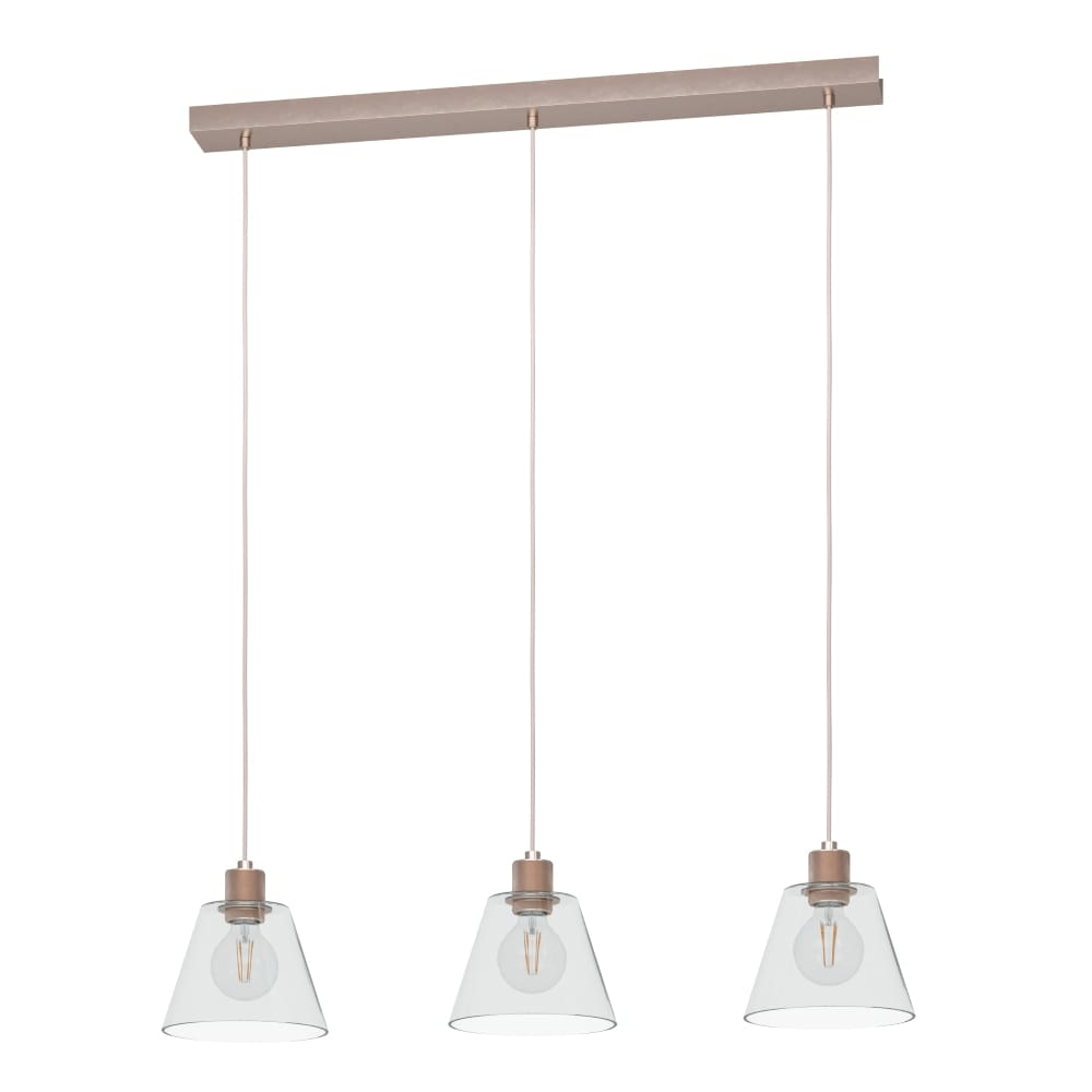 Eglo Eettafel hanglamp Copley rose goud - 43632