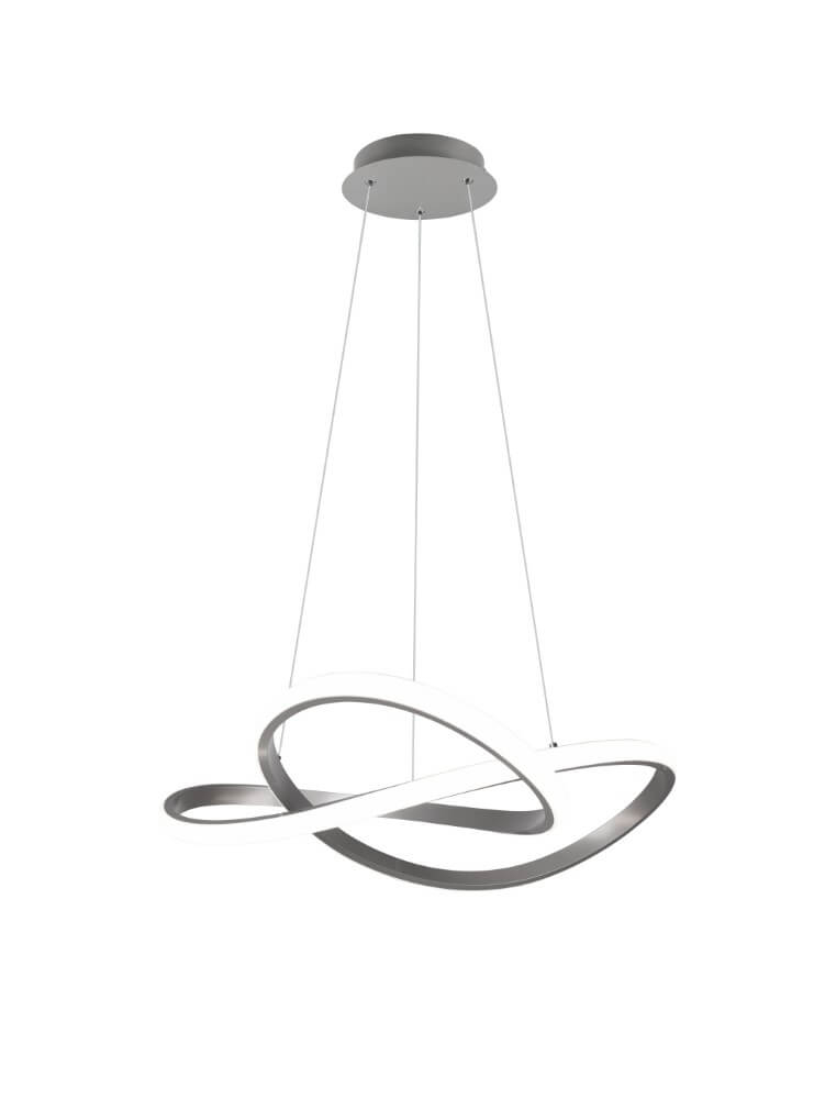 Trio Led hanglampCourse grijs - R32051407