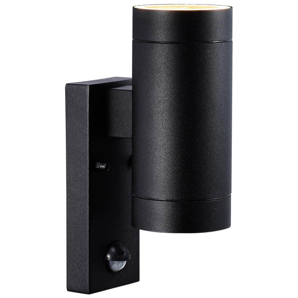 Nordlux Up & downlighterTin zwart met sensor - 21519103