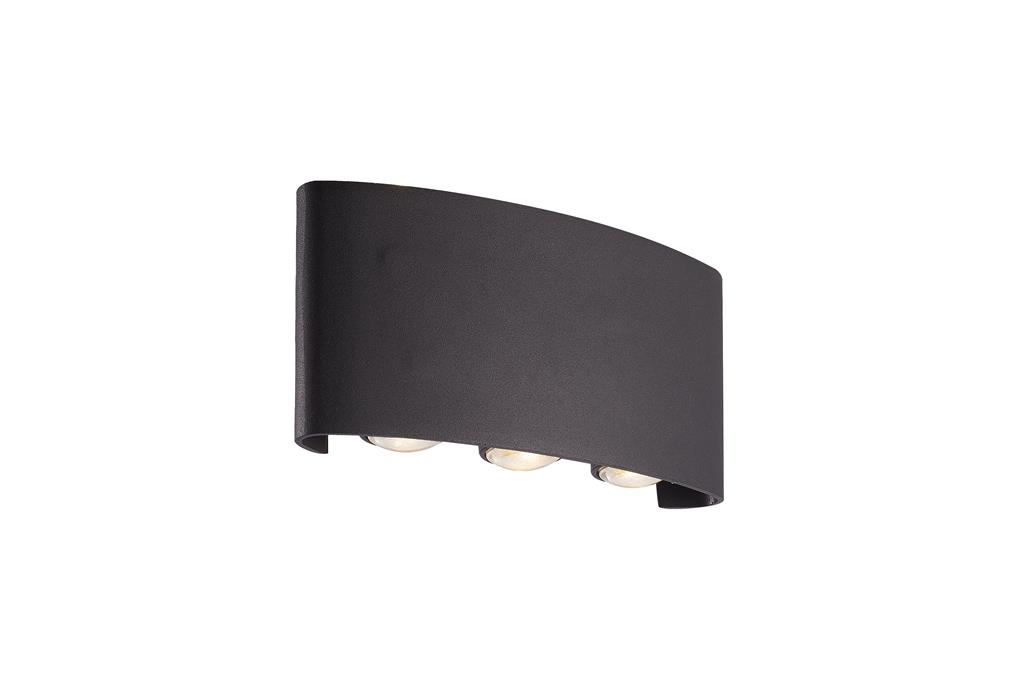Searchlight WandlampShadows M zwart - 1226-6BK