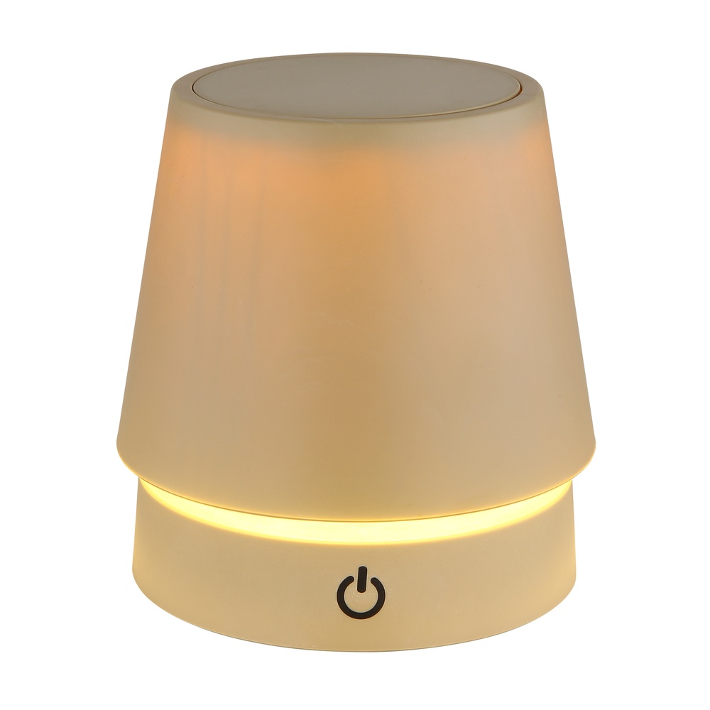 Globo Moderne tafellamp Carlos zand bruin oplaadbaar - 58446S