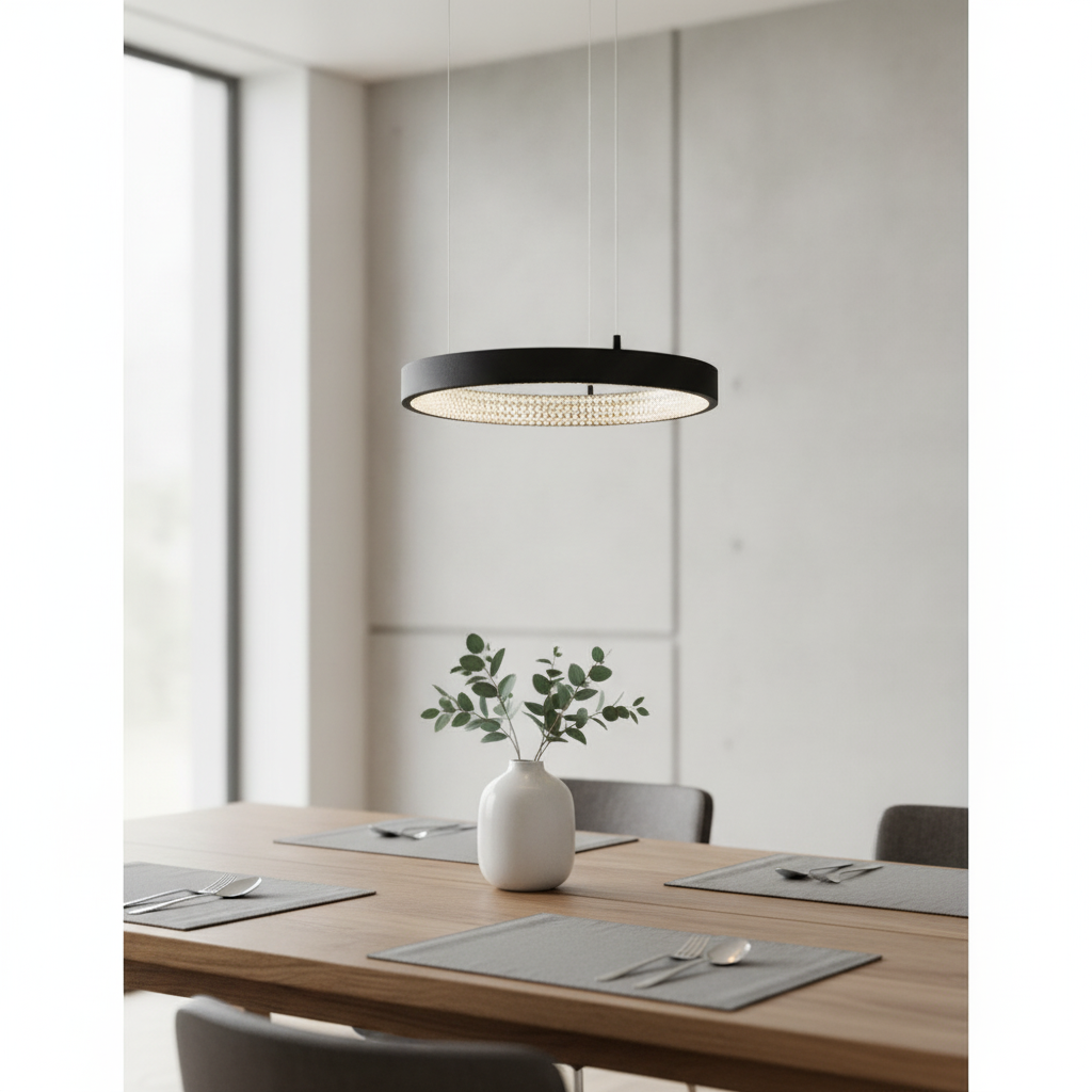Lyora HanglampPreston zwart Ø 40cm - 110449