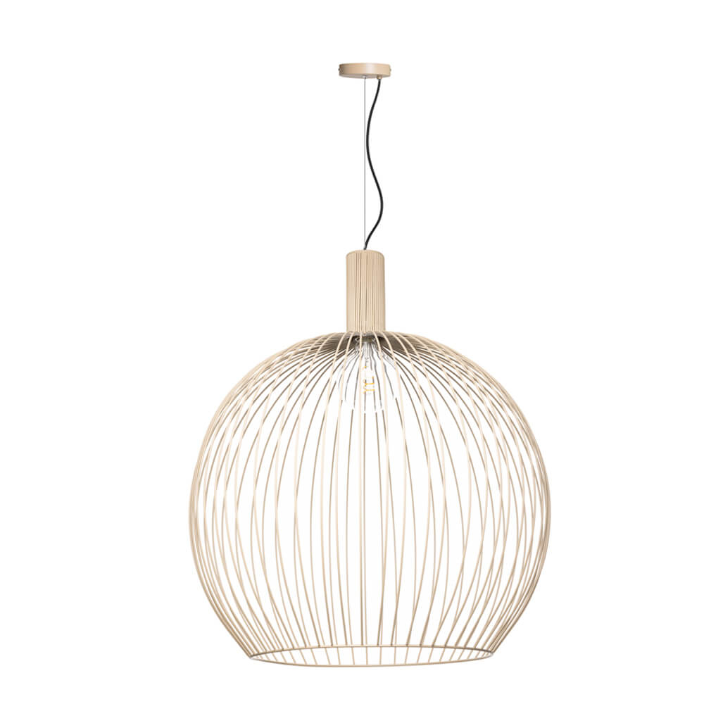 ETH Zandkleurige hanglamp Wire Sand Ø 70cm - 05-HL4458-59