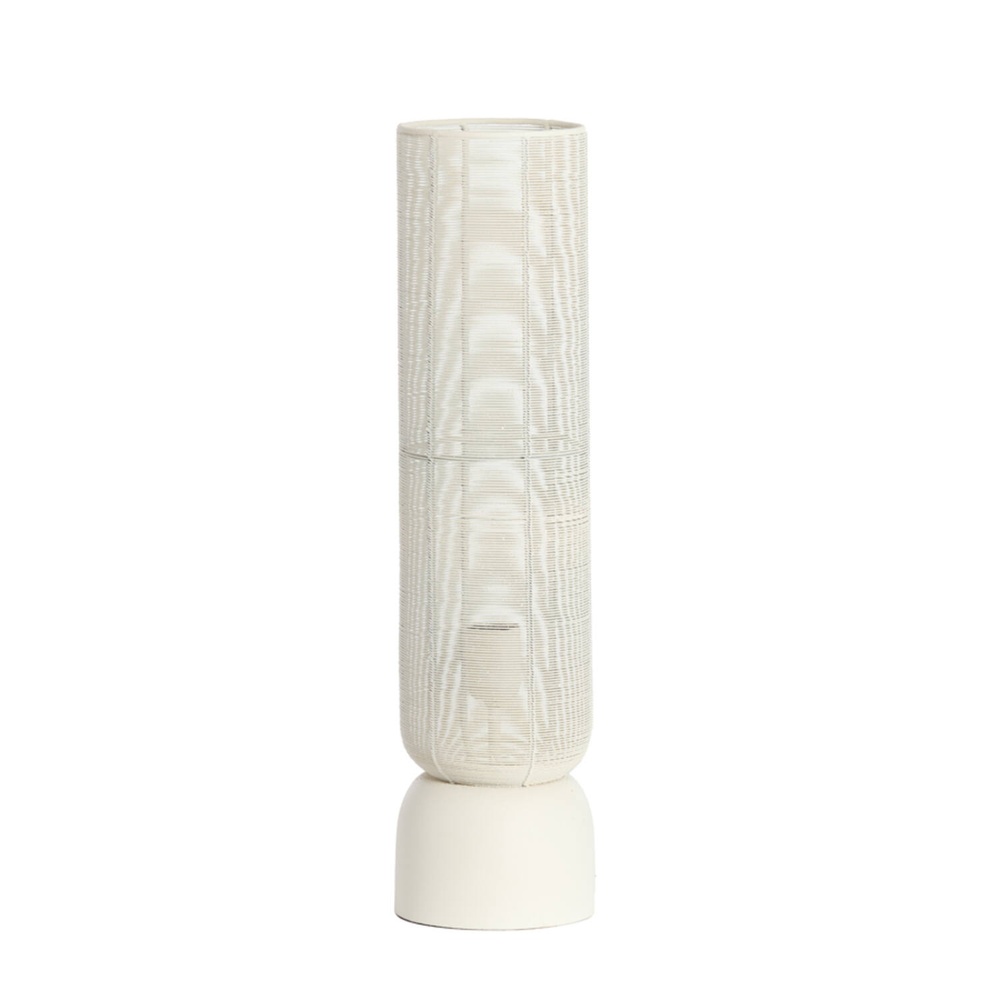 Light & Living Tafellamp Lezuza Ø 15,5cm wit - 1875443