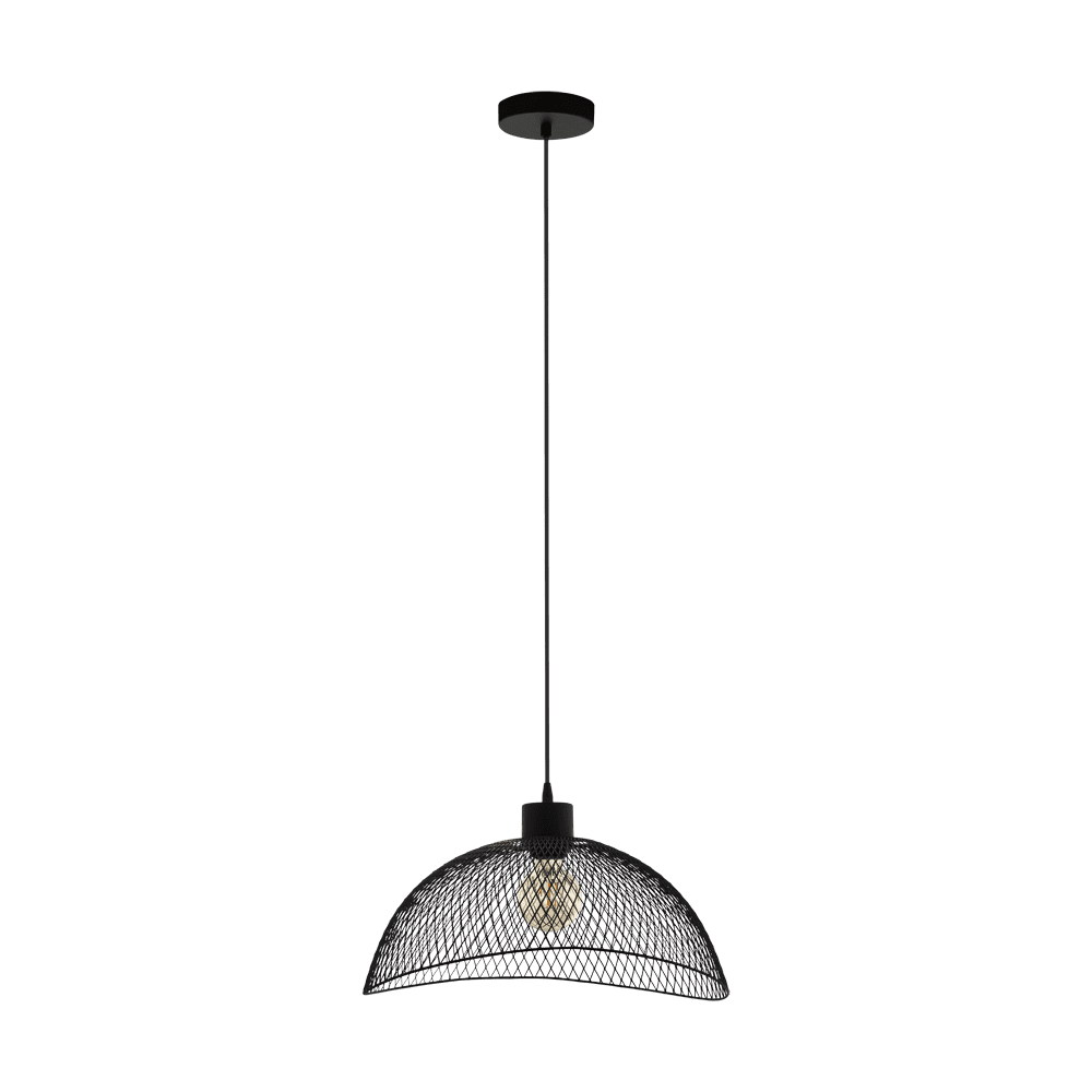 Eglo Design gaas hanglampPompeya 45cm zwart - 43304