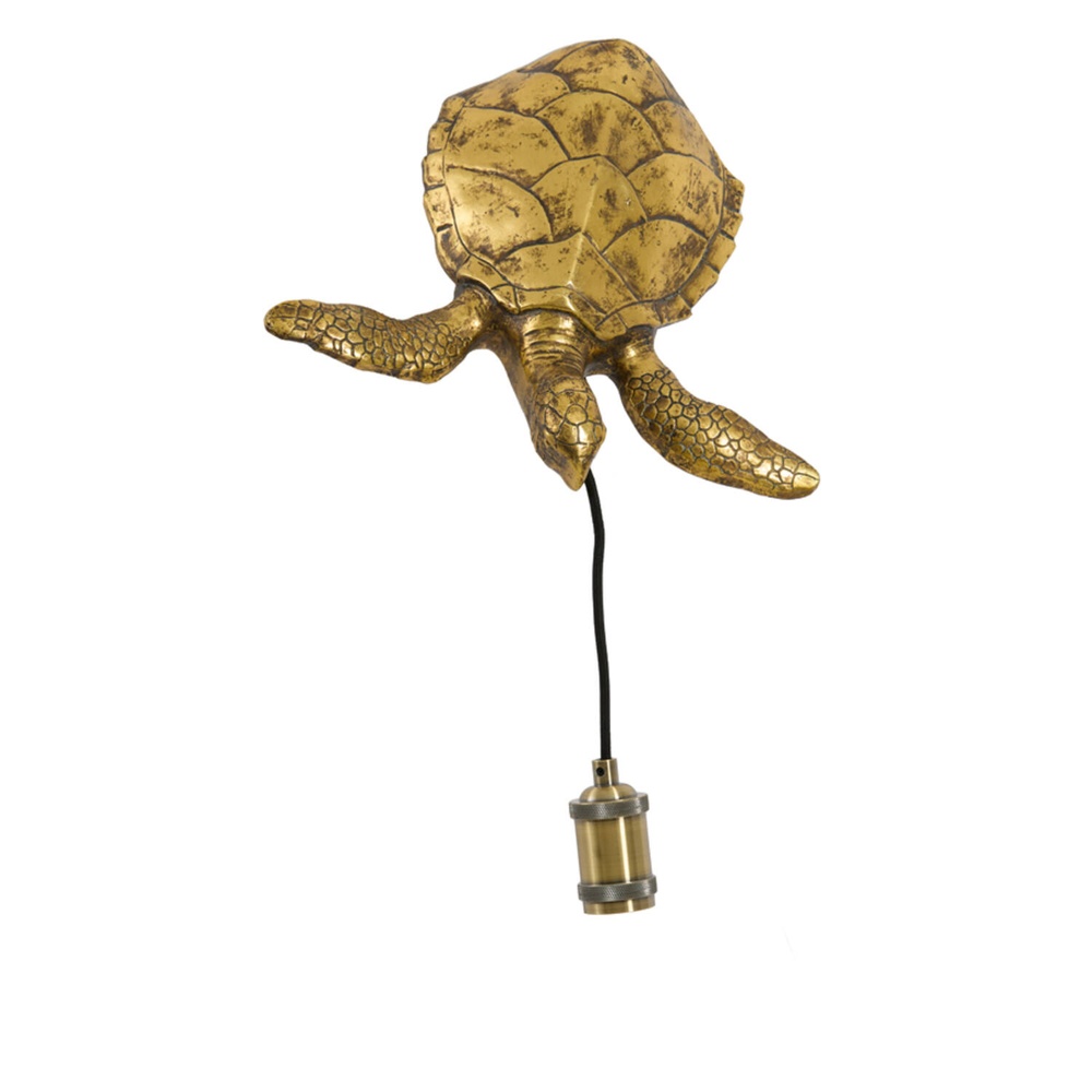 Light & Living Wandlamp Turtle brons - 3128350