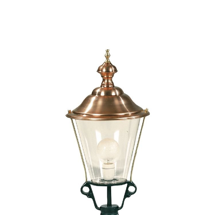 KS Verlichting Ronde, nostalgische lantaarn lamp Berghuizen K3B zwart - 1408