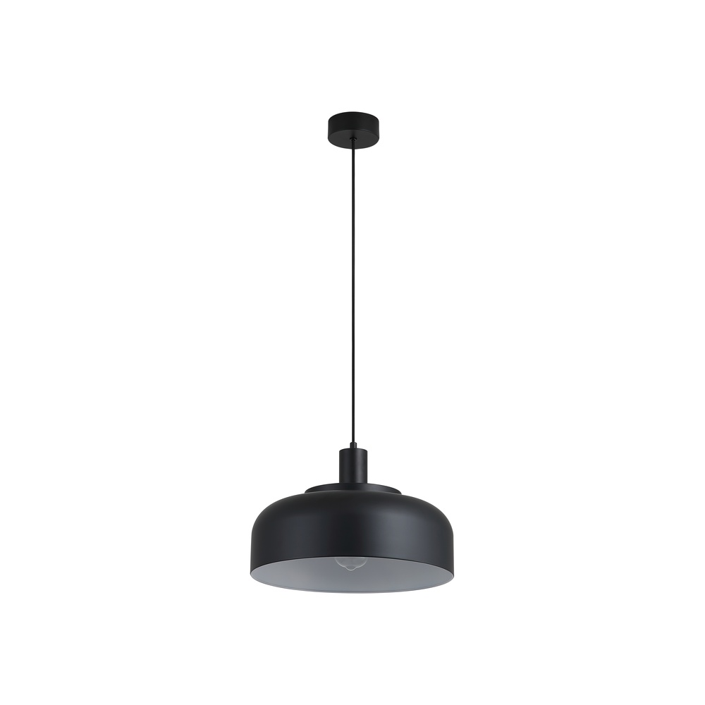 Searchlight Zwarte hanglamp Scotland design - 87180BK