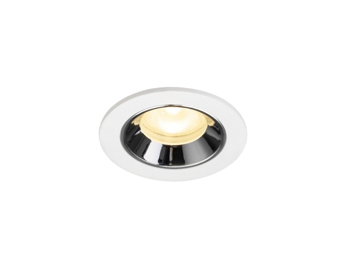 SLV InbouwspotNuminos XS wit/chroom 3000K - 55gr - 1009306