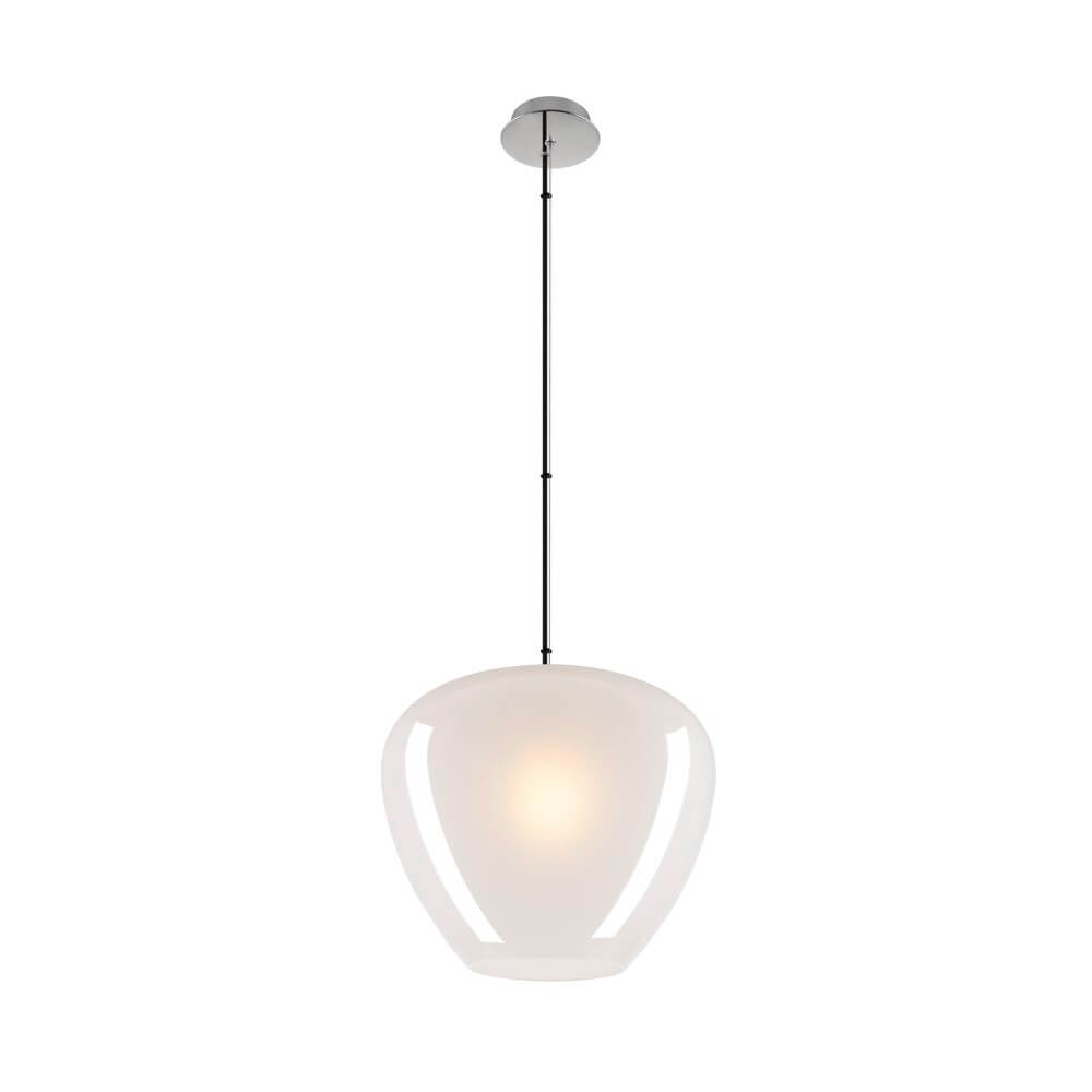 SLV Glazen hanglampPantilo Ø 40cm - wit - 1007878