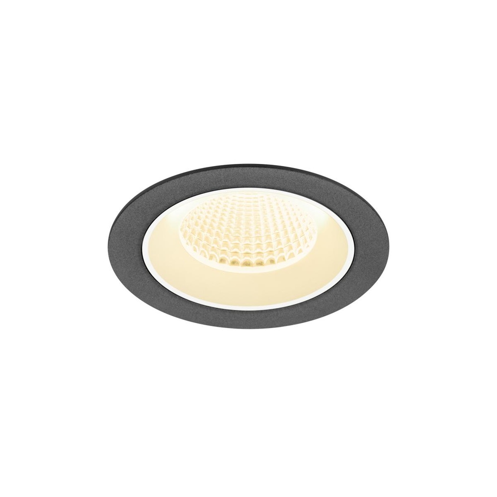 SLV InbouwspotNuminos M zwart/wit 3000K - 40gr - 1009617