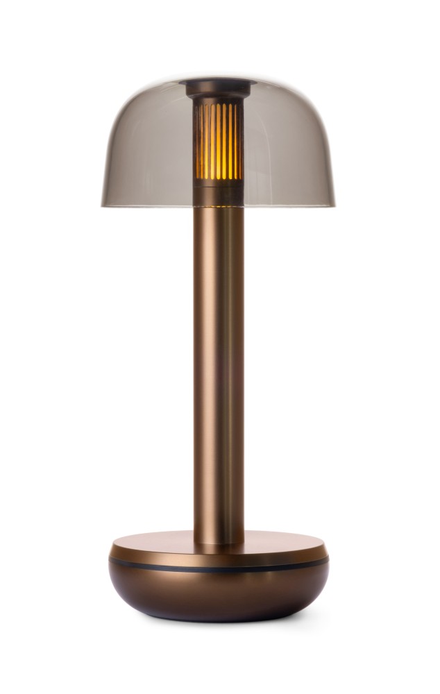 Humble Oplaadbare tafellamp Two Bronze Smoked - HUMTL00220